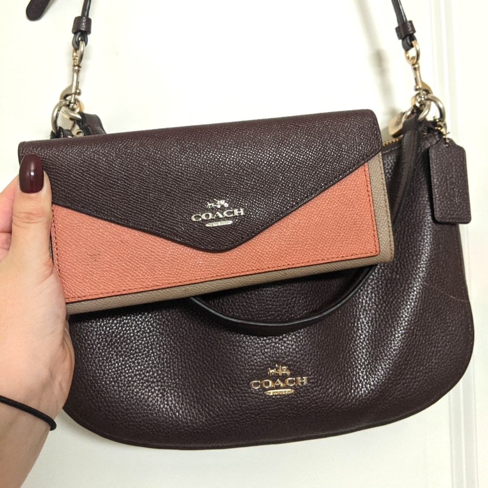Coach Brand Midsize Crossbody Purse with Wallet